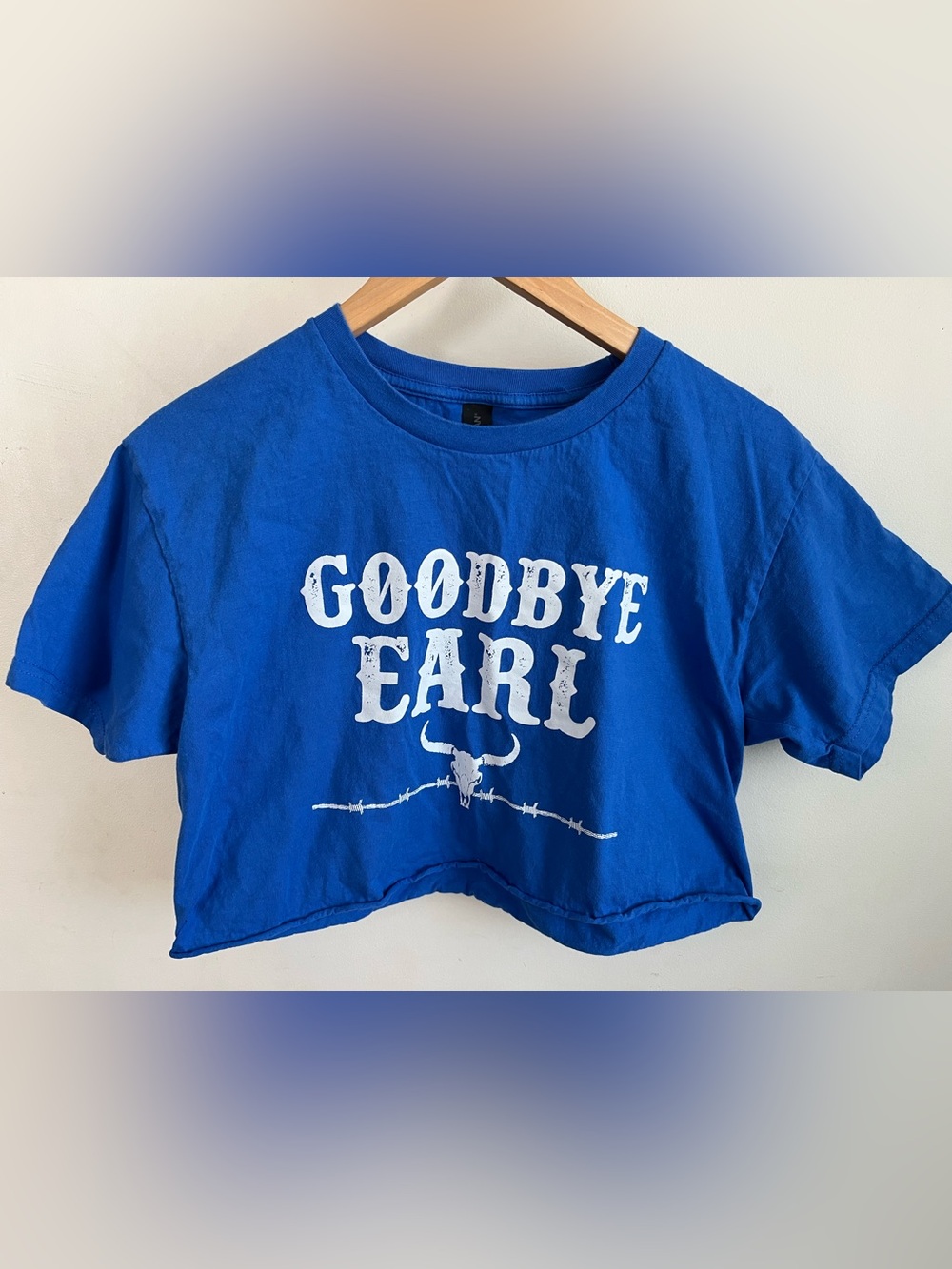Cropped Tee  "Goodbye Earl" Graphic Tee Dixie Chics